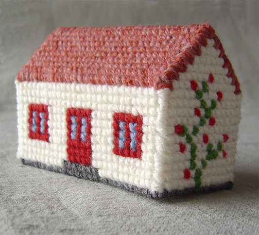 Embroidery kit Limestone house DIY