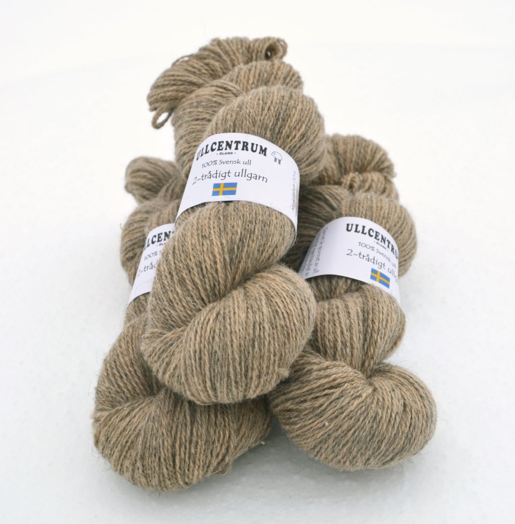 2-ply wool yarn Sand 0132