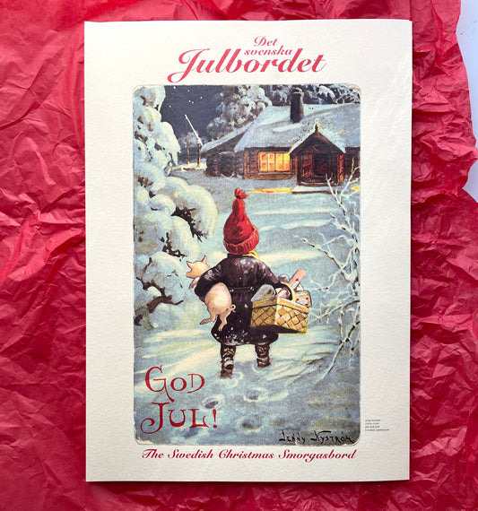 Det svenska julbordet stort set - bestick i ene