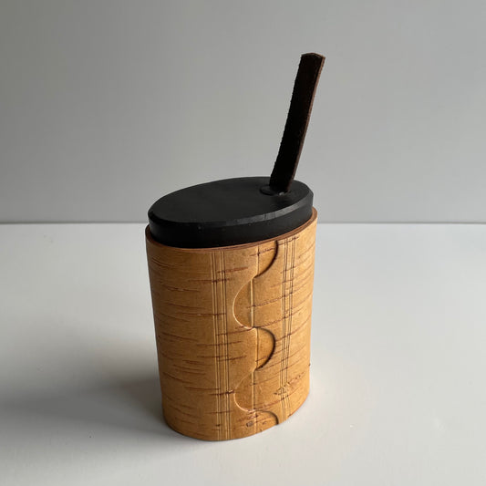 Tamped birch bark
