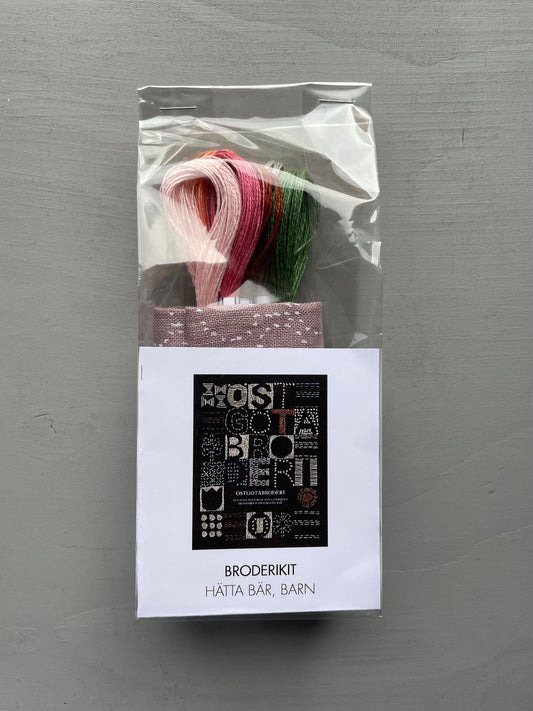 Berries, bonnet, embroidery kit