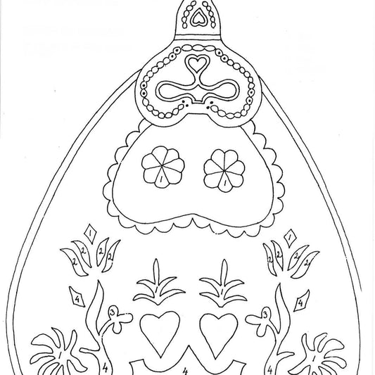 Sömnadsbeskrivning kjolväska från Östergötland