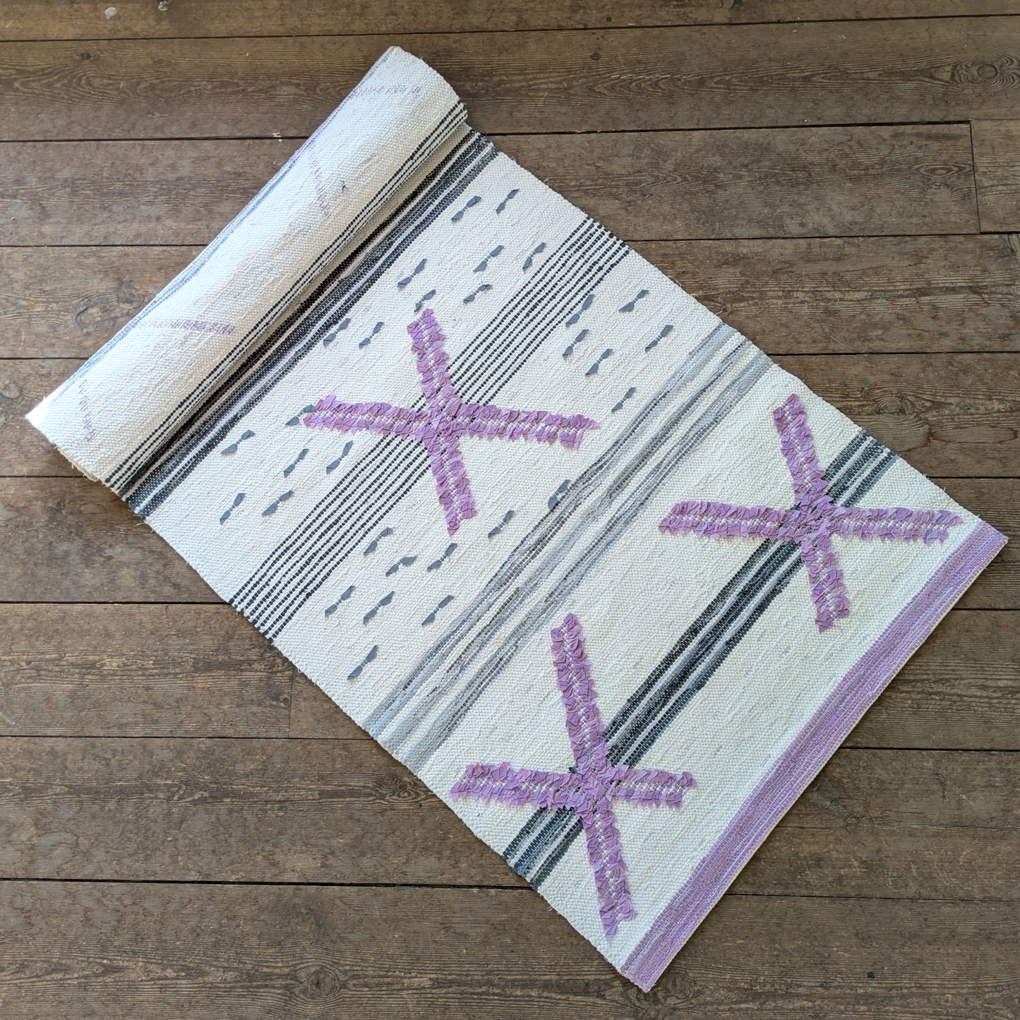 Trasmatta Lila Kryss