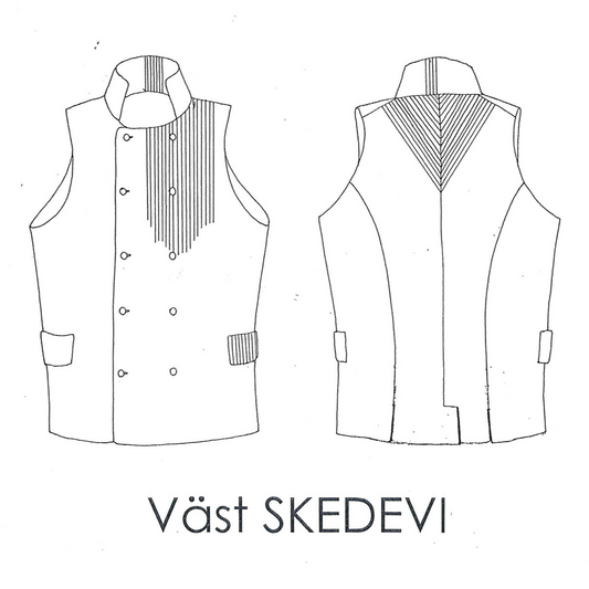 Mönster & sömnadsbeskrivning Skedevi Väst herr