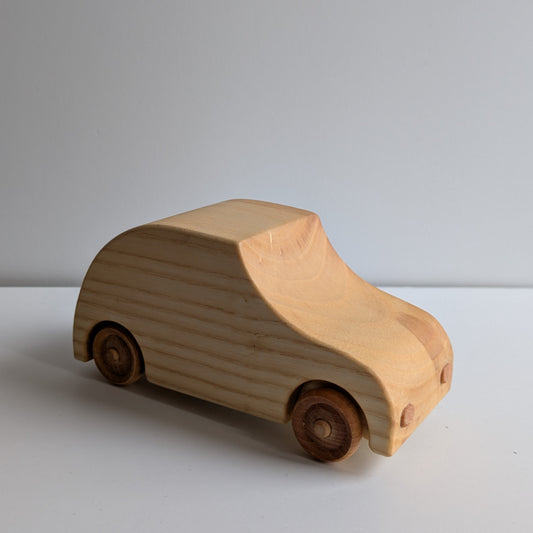 Wooden toy car