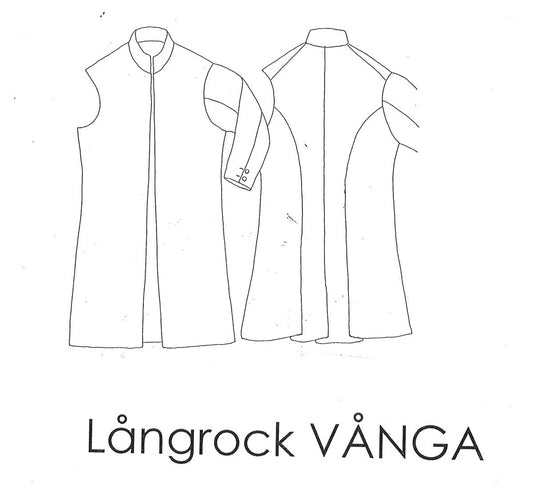 Mönster och sömnadsbeskrivning Vånga Långrock