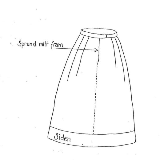 Sewing instructions for Vånga skirt