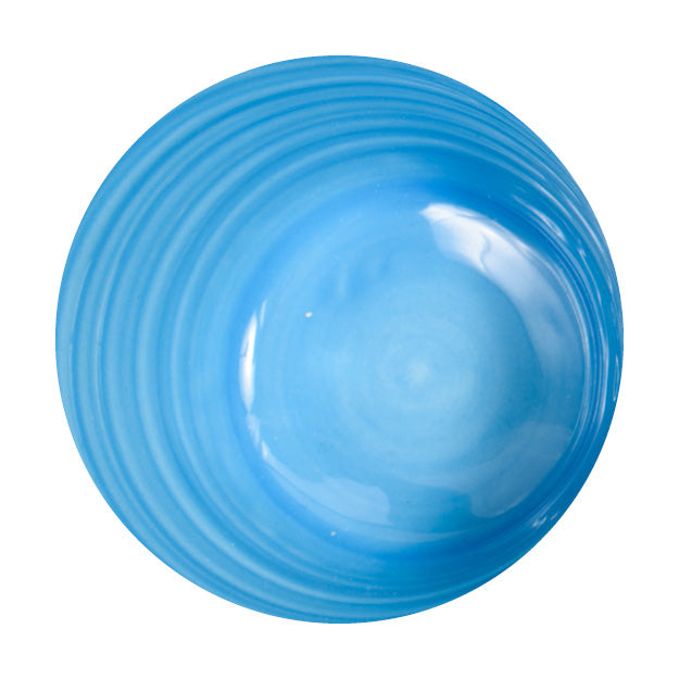 Earthenware bowl with gold rim