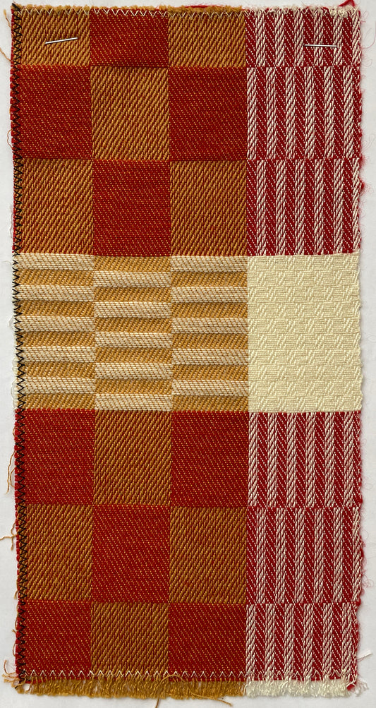 Weaving note Östgötadräll Gärstad