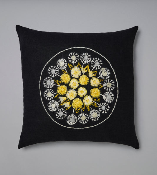 Dandelion, pillow, embroidery kit