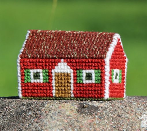 Embroidery kit Couple's cottage DIY