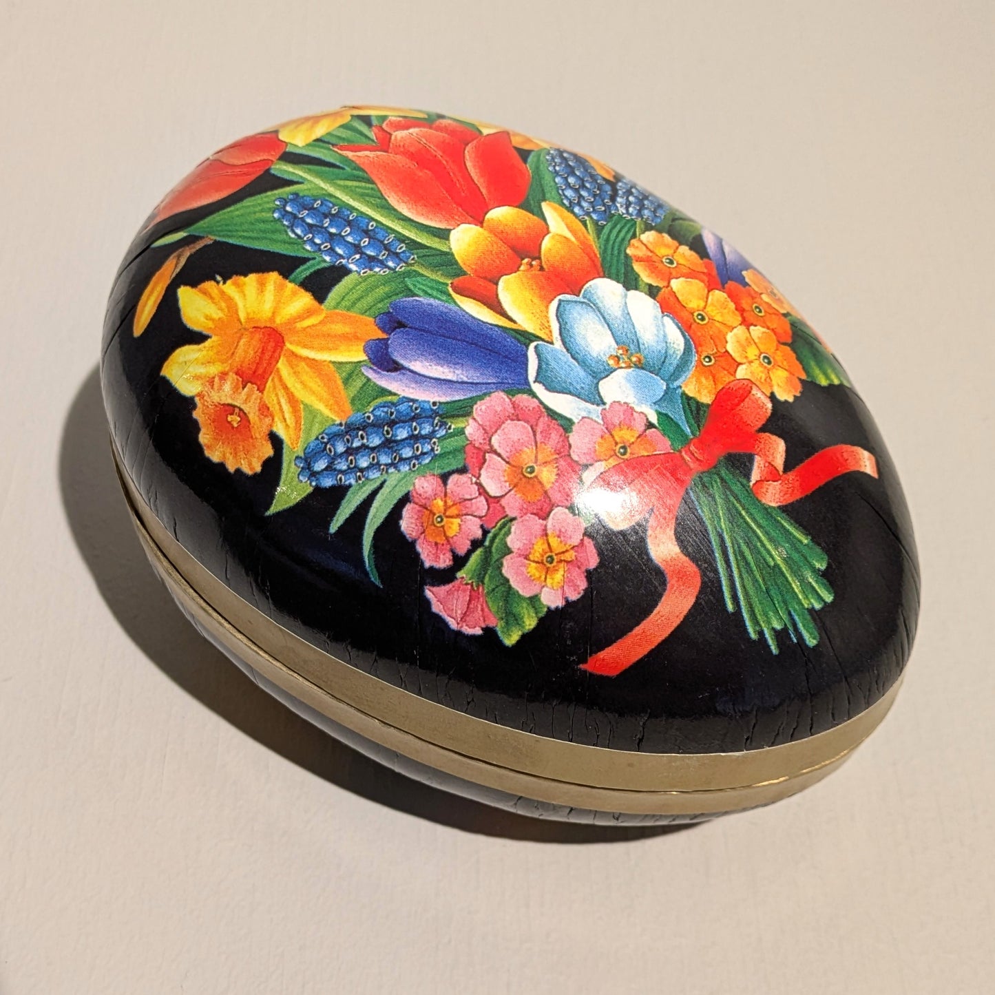 Påskägg Svart blomma