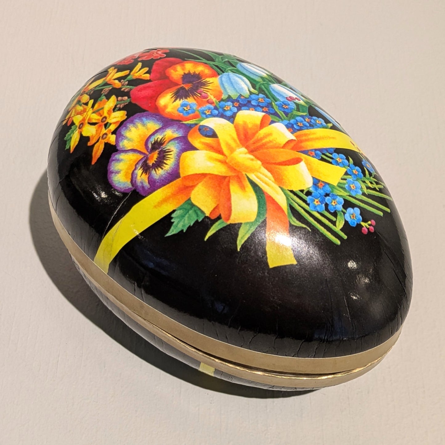 Påskägg Svart blomma