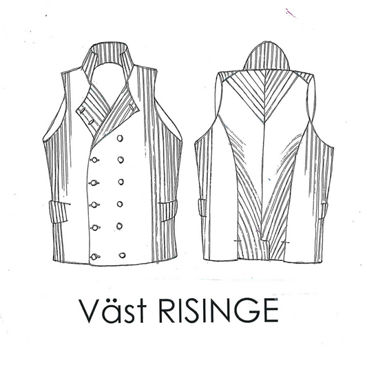 Mönster & sömnadsbeskrivning Risinge Väst herr
